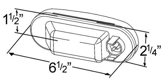 52563 Torsion Mount lll Mail Pin Sealed Oval STT