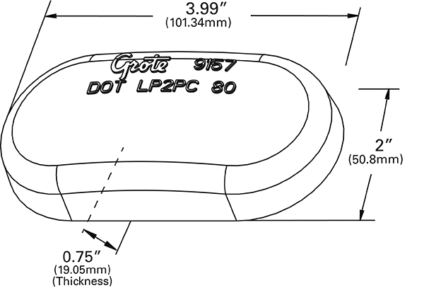 91573 Replacement Lense Amber