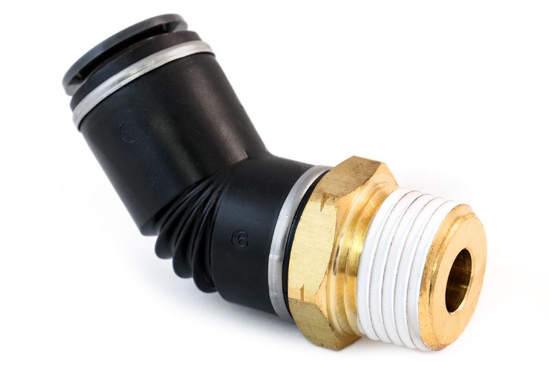 S754PMT-6-4 45-Degree Male Elbow, 3/8" x 1/4"