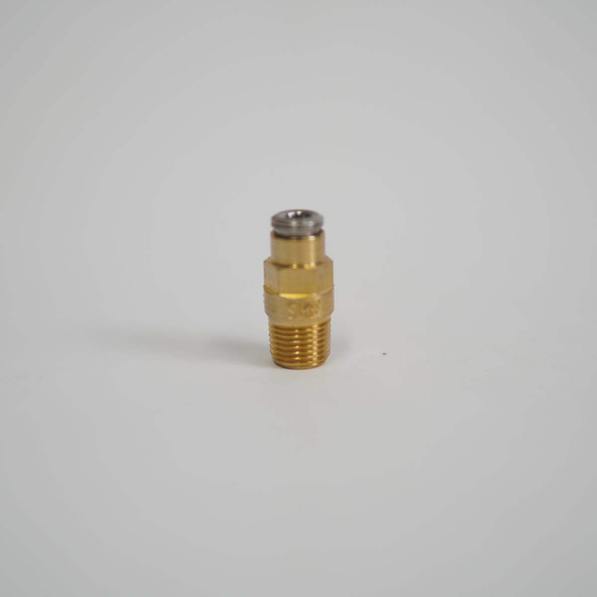 Lincoln Industrial 404-040K-V1-VS 4mm Tube x 1/8'' NPT Straight Fitting
