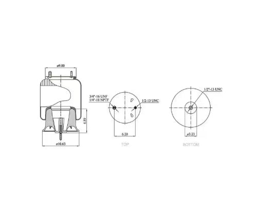 HDV9780 Truck Air Spring 67473/8382P