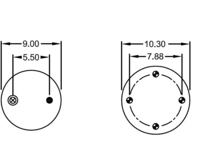 TR9192 Trailer Air Spring