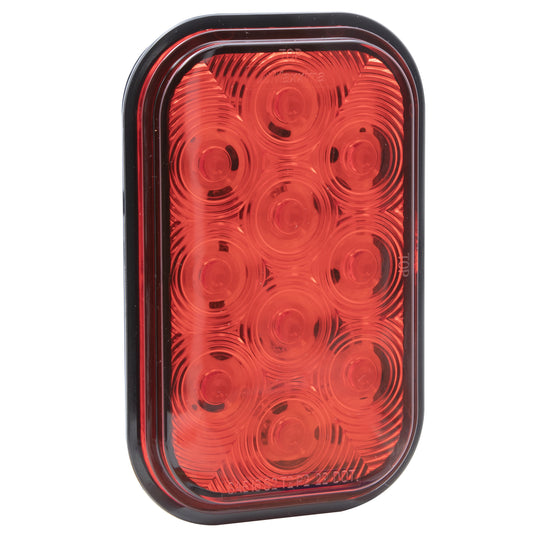M42213R Rectangular Red Stop/Turn/Tail - 10 LED
