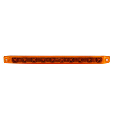 M63318Y-A 1” X 15” Rectangular Surface Mount Amber Park Rear Turn