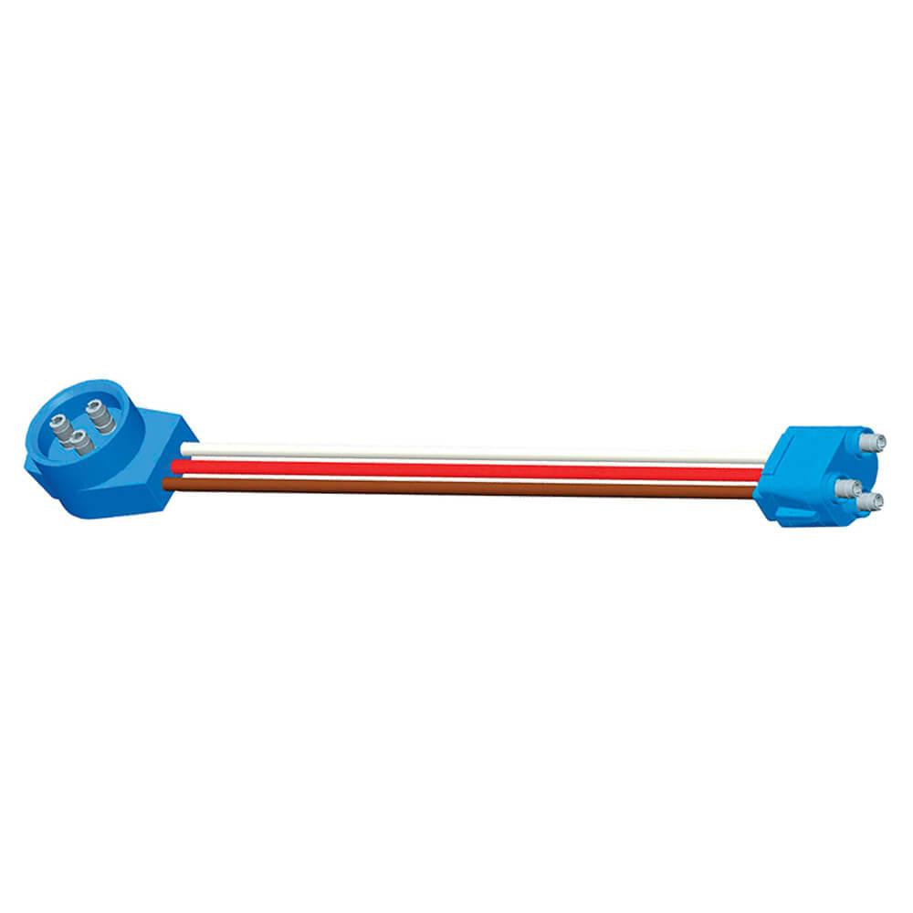 66831 Pigtail Male Pin To Female Pin, Adaptor Plug