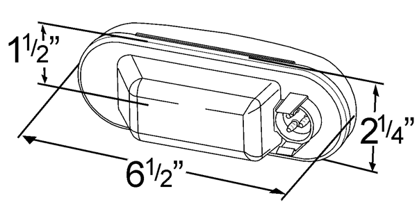 52563 Torsion Mount lll Mail Pin Sealed Oval STT