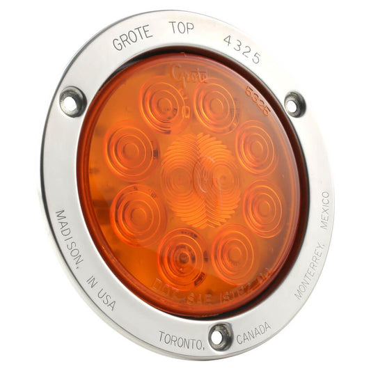 53303 SuperNova 4'' 10 DIODE S/T/T LED W/ SS FLANG