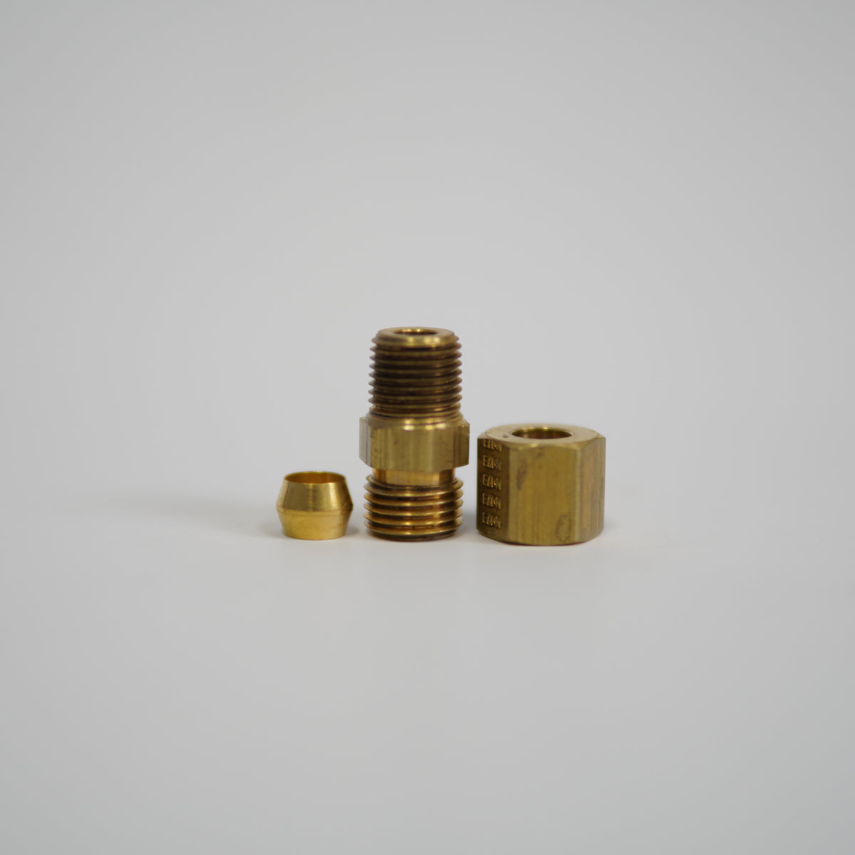 Lincoln Industrial 241290 Compression Fitting, 1/4 in Tube X 1/8 in NPT (M) Straight