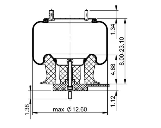 AS9654 ContiTech Air Spring