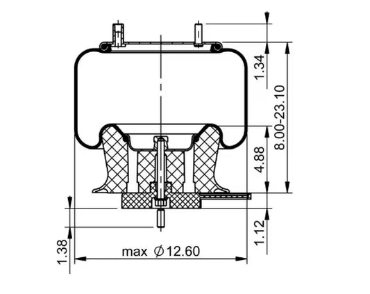 AS9654 ContiTech Air Spring