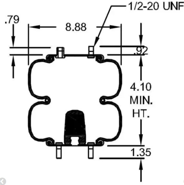 TR6944 Convoluted Air Spring