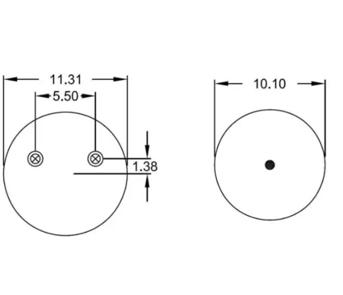 TR8774 Trailer Air Spring Replaces