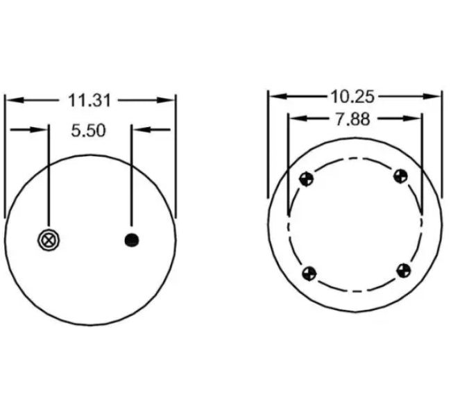 TR9121 Trailer Air Spring