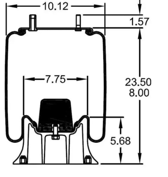 TR9192 Trailer Air Spring