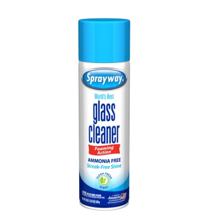 Sprayway Glass Cleaner Foaming Aerosol Spray 19oz