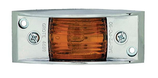 46893 Chrome Amber Clearence Marker