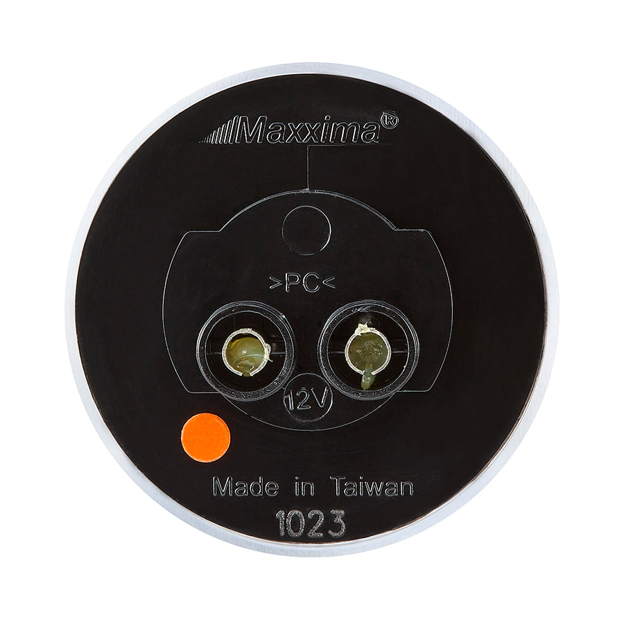 M09100YCL 2" Round P2/P3 Clearance Marker Amber Clear Lens