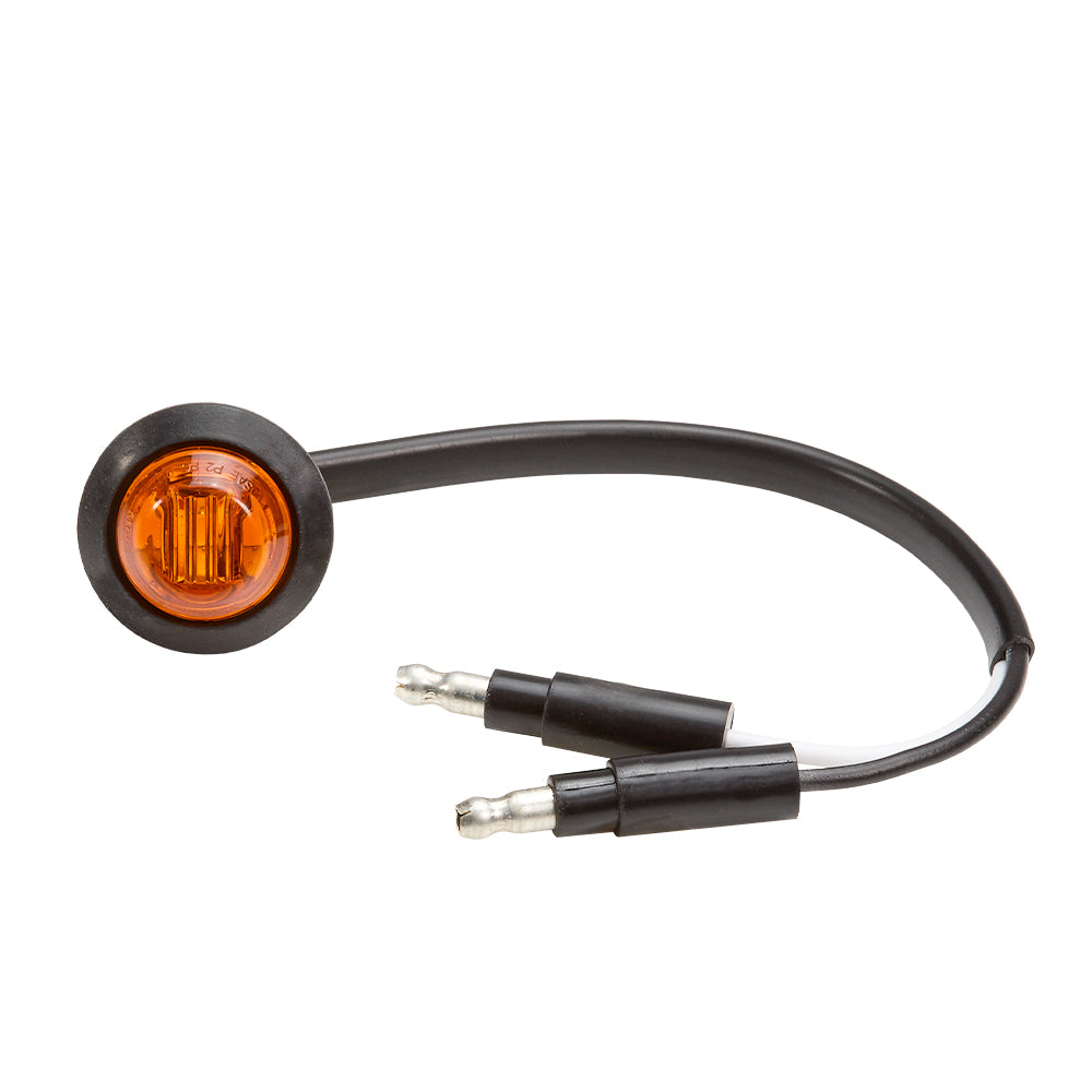 M09300y 3/4" Round P2/P3/PC2 Clearance Marker Amber