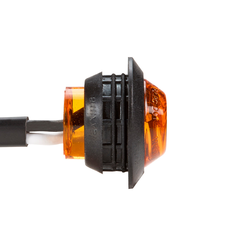 M09300y 3/4" Round P2/P3/PC2 Clearance Marker Amber