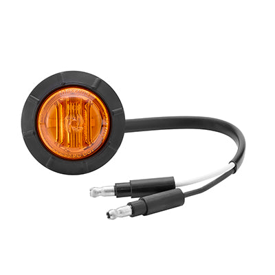 M09400Y 1.25" Round P2/P3/PC2 Clearance Marker Amber