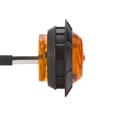 M09400Y 1.25" Round P2/P3/PC2 Clearance Marker Amber