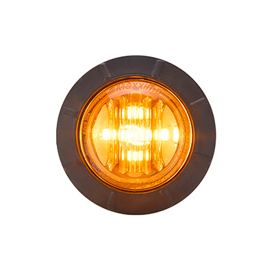 M09400Y 1.25" Round P2/P3/PC2 Clearance Marker Amber