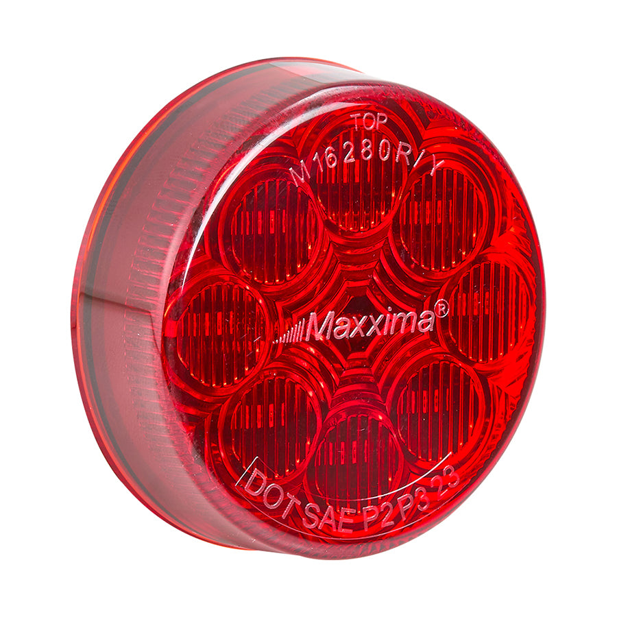 M16280R 2.5” Round Clearance Marker Red Lenses