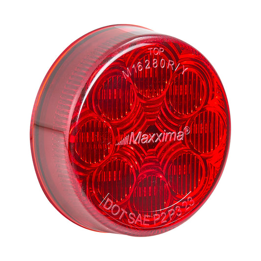 M16280R 2.5” Round Clearance Marker Red Lenses