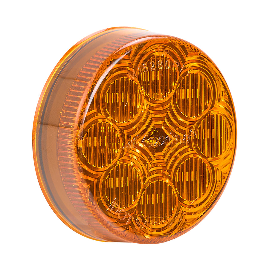 M16280Y 2.5” Round Clearance Marker Amber Lense