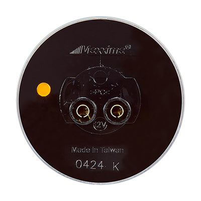 M16280YCL 2-1/2” Round Clearance Marker P2/P3 Amber Clear Lens