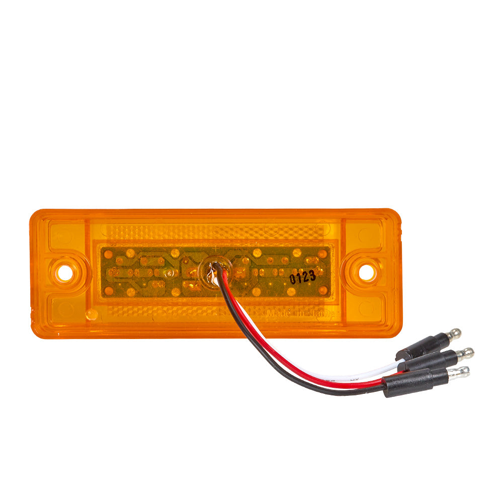 M20330Y 2" x 6" Amber Clearance Marker/Auxiliary Turn