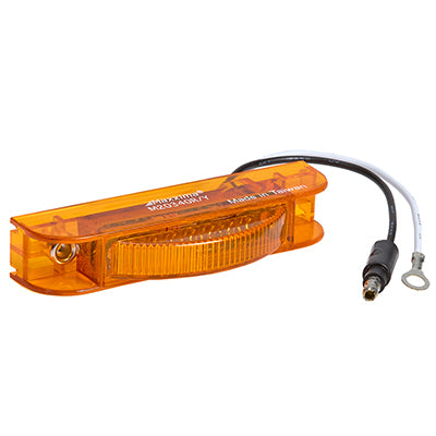 M20340Y 3/4" x 4" Amber Clearance Marker Light
