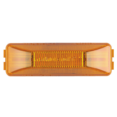 M20350Y 4" Amber Rectangular 2 Pin Clearance Marker