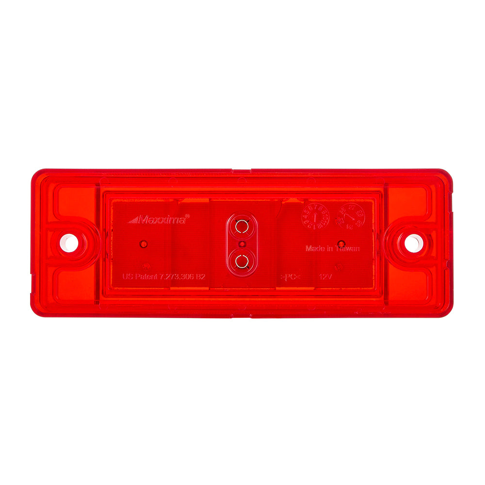 M20395R 2" x 6" Super Bright Red Combination Clearance Marker
