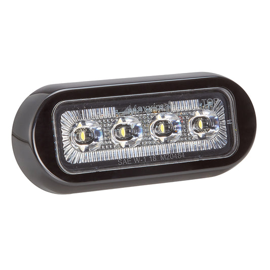 M20484WCL 3.6" Low-Profile LED Emergency Warning Light (White, Surface Mount)