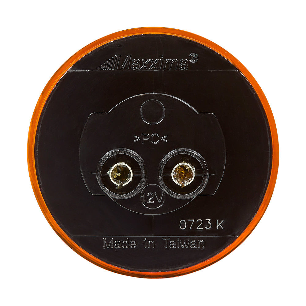 M34260Y 2" Round Amber Clearance Marker