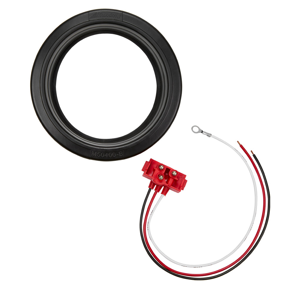 M43900 4" Round Mounting Kit Grommet & Connector