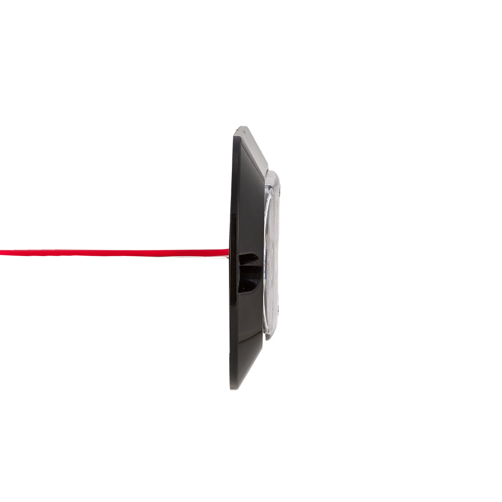 M63320-A 6″ Oval White Back-Up Lamp Surface Mount, Black Housing