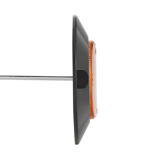 M63320Y-A 6” Oval Amber Stop/Turn/Tail Surface Mount, Black Housing