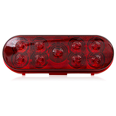 M63322R 6" Oval Red Stop/Turn/Tail (STT) Light
