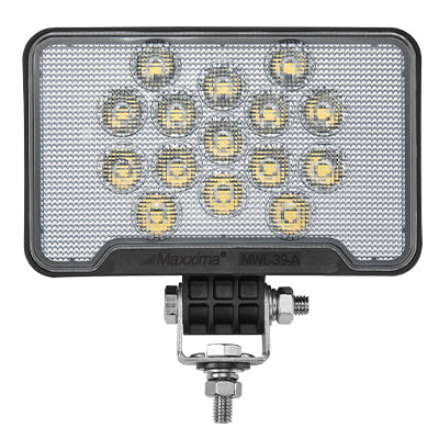 MWL-39-A Rectangular 15 LED Work Light 1,300 Lm 12/24VDC