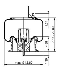 ContiTech AS9373 Air Spring