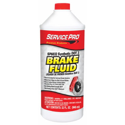 SP6032 DOT 3 450 Hi Temp Brake Fluid 32 Oz